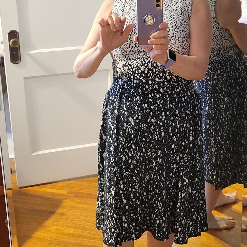 Joseph Ribkoff Sleeveless fit and flare dress